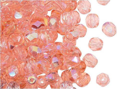 150 pcs Fire Polished Faceted Beads Round 6 mm, Mix Purple, Czech Glass in Saudi Arabia