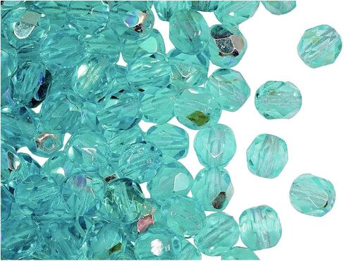 150 pcs Fire Polished Faceted Beads Round 6 mm, Mix Purple, Czech Glass in Saudi Arabia