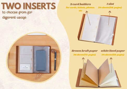 InnoBeta Sunflower gifts for Women Leather Journal Notebook 7x5 Inches, Refillable Sketchbook, Travel Diary, Lined Planner - Yellow - Magic Sunflower in Saudi Arabia