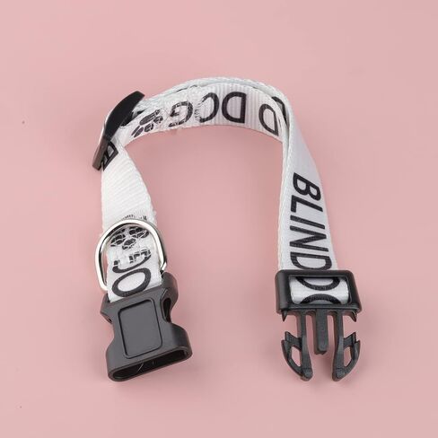 CENWA Blind Dog Collar Blind Dog Alerts Blind Dogs Special Needs Dog Adjustable Dog Collar (White Blind Dog) in Saudi Arabia