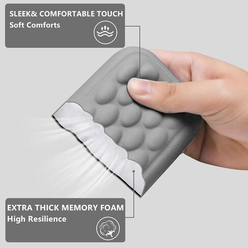 راحة معصم مريحة للوحة المفاتيح والماوس ، راحة معصم لوحة مفاتيح الكمبيوتر - مجموعة راحة معصم الرغوة الناعمة ، وتخفيف آلام الرسغ للكمبيوتر المحمول العاملة. in Kuwait