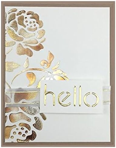 iCraft Deco Foil, 5 Transfer Sheets, 6" x 12", Gold in Kuwait