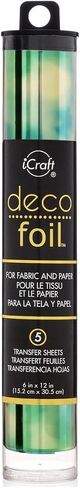 iCraft Deco Foil, 5 Transfer Sheets, 6" x 12", Gold in Saudi Arabia