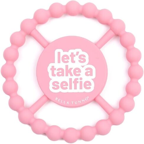 عضاضة سعيدة للأولاد من بيلا تونو - لعبة عضاضة للأولاد ناعمة وسهلة الإمساك، حلقة عضاضة من السيليكون للمساعدة في تهدئة اللثة، غير سامة وخالية من مادة BPA، فرشاة in Kuwait