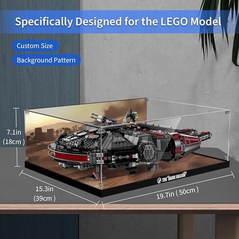 Acrylic Display Case for 75257 Millennium Falcon; ONLY Display Case in Saudi Arabia