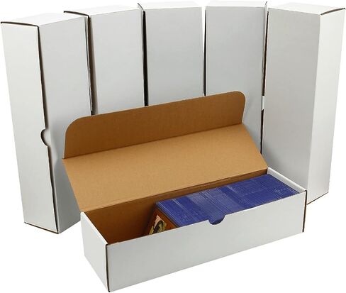 4-Pack • 3200-count Trading/Gaming Card Storage Box/Trading Card Storage Box/Card Storage Box Cardboard For Toploader Standard Card/Sports Game Card Collector Boxes in Kuwait