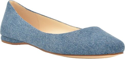 Nine West Women's Speakup Ballet Flat, Dark Blue Tweed 406, 8 in Saudi Arabia