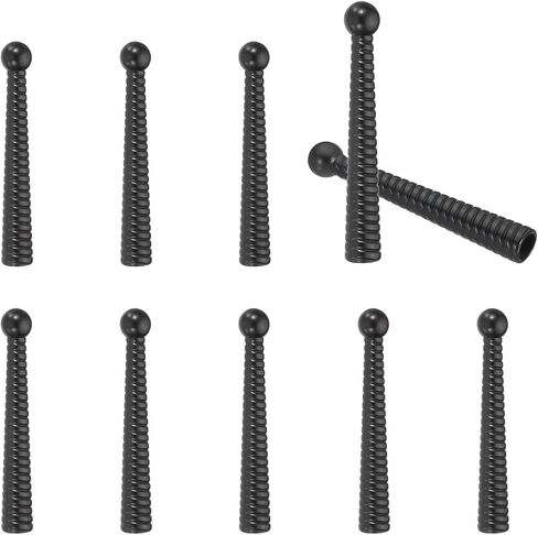 PATIKIL Bolo Tie Tips, 10Pcs 2 Inch Long Alloy Bolo Tie Supplies Replacement Cord End Caps 5mm Diameter for DIY Crafts Clothes Decor, Vintage Bronze in Saudi Arabia