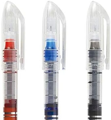 Morning Glory Mach Ball Pen 0.28 mm tip fine point tip (12 pcs) (Black) in Kuwait