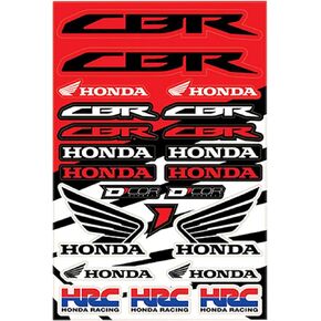 D'cor Visuals 40-10-102 Honda Street Decal Sheet, 1 Pack