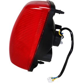 WFLNHB Rear Brake Tail Light Red Lens Replacement for Suzuki LTZ400 Ozark 250 Eiger 400 Vinson 500 35710-03G20