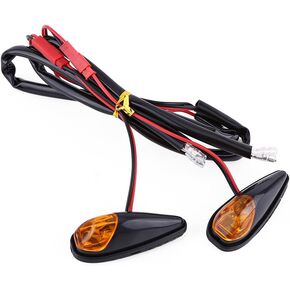 Keenso 12V Motorcycle Turn Signals,Universal Amber Motorbike Tail Light Assemblies for Motorcycle Scooter in Saudi Arabia