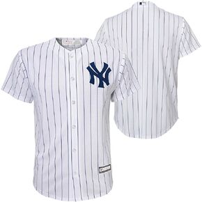 New York Yankees MLB Kids Youth 4-20 White Home Team Jersey