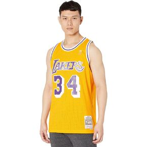 Mitchell & Ness Los Angeles Lakers Mens Jersey 34 Shaquille O'Neal Swingman