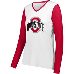تي شيرت نسائي من Holloway NCAA Collegiate Fanwear بأكمام طويلة وتصميم مريح وأنيق in Kuwait