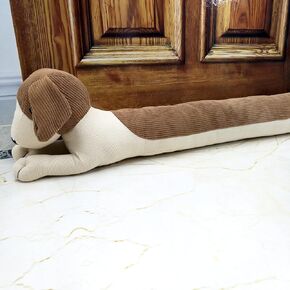 Fabric Under Door Draft Stopper Weather Stripping Sound Proof Bottom Seal Heavy Duty Reduce Noice Window Draft Stopper Decorative Cute Dog in Kuwait