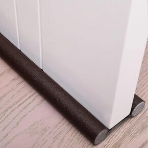 Door Bottom Seal Strip Stopper, Adjustable Under Door Draft Stoppers, Weather Stripping Door Seal, Blocks Dust Wind Light Noise Winter-Proof Sealing Strip (White)