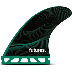 F6 Legacy Thruster Fin Set Green M