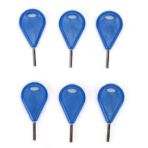 Tbest 6 Pcs Surf Fin Key, Universal Surfboard Fin Hex Key Surfboard Surfboard Install Remove Tool Equipment Accessories (Blue) Row A Boat Accessories Fin Key FCS Fin Key