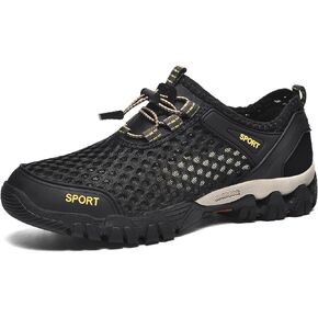 Water Shoes Men Quick Drying Outdoor Hiking Barefoot Boat Footwear Aqua Shoes for Water Sport Waders Diving Hiking Sailing Travel Beach Wading Swimming Fishing Kayaking