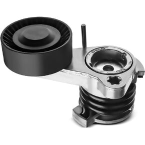 A-Premium Belt Tensioner Assembly with Pulley Compatible with BMW 128i 323i 325i 325xi 328i 330xi 525i 528i 530i 530xi 528xi 525xi 330i 328xi X3 X5 Z4, Replace# 11287530314