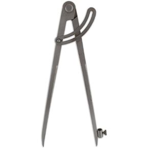6" Wing Compass Divider Caliper With Pencil Holder Metal Marking Circles Machinist Wood