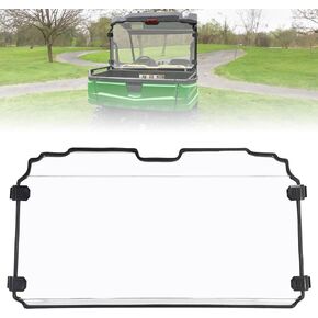 KEMIMOTO Rear Windshield Back Window Compatible with John Deere XUV 550 560 590i 590E 590M RSX850i Sport Trail RSX860i Not for S4 models Wind Screen Full Clear Back Wind Shelter