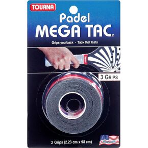 Tourna Padel Mega Tac 3 Pack Black