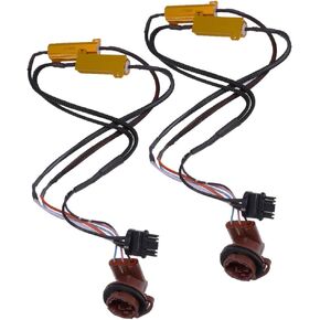 3157 4157 Load Resistor Fix Hyper Flash for Switchback LED Turn Signal Light 50W 6-Ohm (Pack of 2)