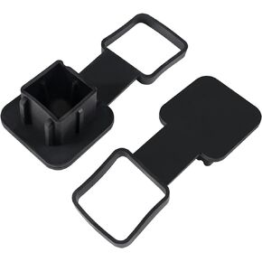 2Pack Receiver Tube Cover 2" Receiver Hitch Cover,2 Inch Trailer Hitch Cover Plug Cap Insert for Toyota Ford Jeep Chevrolet Nissan Dodge Ram Porsche Mercedes Benz Polaris Ranger ATV UTV Polaris