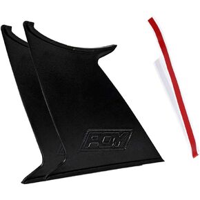 2PCS Spoiler Wing Stabilizer for 2015-2019 Subaru WRX STi Sedan Spoiler Wing Stiffi Support Rally with PQY Logo