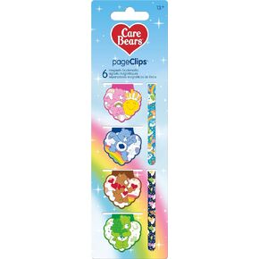مشابك الصفحات المغناطيسية من Care Bears مكونة من 6 قطع قرطاسية