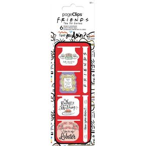 Friends Magnetic Page Clips (6-Pack) Stationery