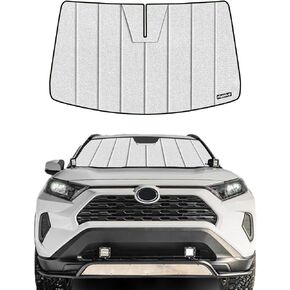 Windshield Sunshade for 2019-2024 Toyota RAV4, 2021-2024 Toyota RAV4 Prime Front Window Shade - AstraGuard