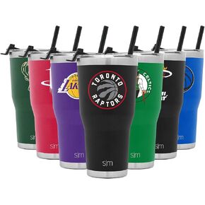 Simple Modern Officially Licensed NBA Tumbler with Flip Lid and Straw Insulated Stainless Steel Cup | Cruiser Collection | 30oz in Saudi Arabia