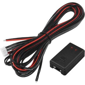 Flash Strobe Controller LED DC12V 2 Ways 48W Auto Car Box Flasher Module Kit with Cable Bundle Paster for Motorcycle Car and Truck 10 Blinking Mode, Black