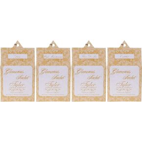 Tyler Candle Glamorous Sachets Bundle (4 Reusable Glamorous Sachet Each) (Diva,High Maintenance, Fleur De Lis, Entitled)