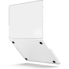 UPPERCASE GhostShell™ Frost Premium Hardshell Case with Scratch-Resistant Textured Matte Finish, for 2021 2022 2023 MacBook Pro 14" Apple Silicon M1 M2 Pro/Max, A2442 A2779, Clear (No Rubber Coating)