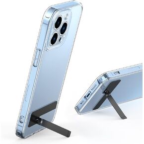 OUTXE 3 Pack Ultra-Thin Kickstand for Cell Phone Case, Horizontal/Vertical Desk Stand Holder Accessories for iPhone 15/14/13/12/11 Mini Plus Pro Max, Galaxy S23/S22/S21 Ultra and Any Cellphone -Black in Kuwait