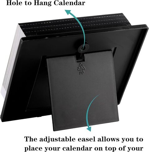 2024 Desk Calendar - Daily Calendar for desk 2024, Running Gear, 5.85'' x 4.85'', 2024 Runner's Daily Desk Calendar, Daily Running Quotes and Inspiration for Runners - Black in Saudi Arabia