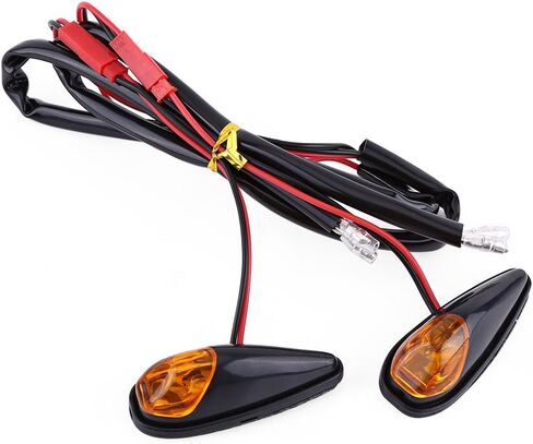 Keenso 12V Motorcycle Turn Signals,Universal Amber Motorbike Tail Light Assemblies for Motorcycle Scooter in Saudi Arabia