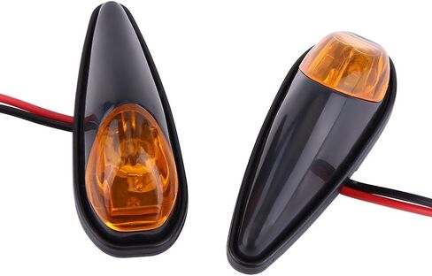 Keenso 12V Motorcycle Turn Signals,Universal Amber Motorbike Tail Light Assemblies for Motorcycle Scooter in Saudi Arabia