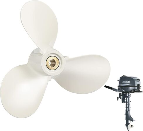 ترقية OEM 7 1/2 × 8 (9 أسنان خدد) الألومنيوم قارب خارجي المروحة تناسب محركات ياماها 4-6HP قطع غيار OEM رقم 6E0-45941-01-EL,RH in Kuwait