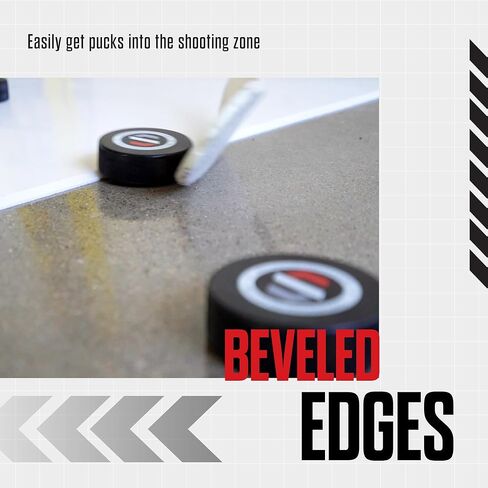 Snipers Edge Hockey - وسادة إطلاق النار للهوكي - تحاكي الجليد الحقيقي، عالي التحمل، طلاء مقاوم للطقس، محمول ومريح in Kuwait