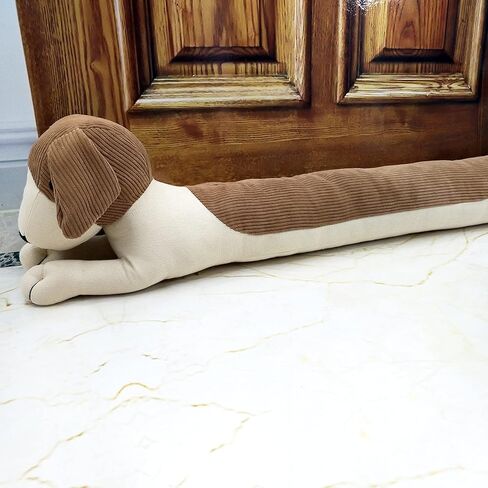 Fabric Under Door Draft Stopper Weather Stripping Sound Proof Bottom Seal Heavy Duty Reduce Noice Window Draft Stopper Decorative Cute Dog in Kuwait