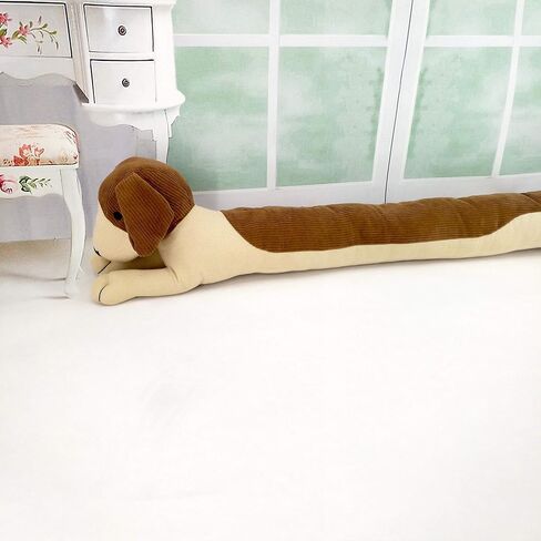 Fabric Under Door Draft Stopper Weather Stripping Sound Proof Bottom Seal Heavy Duty Reduce Noice Window Draft Stopper Decorative Cute Dog in Kuwait