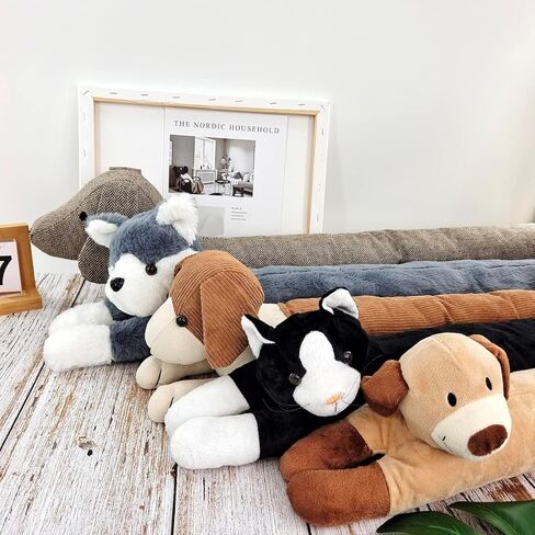 Fabric Under Door Draft Stopper Weather Stripping Sound Proof Bottom Seal Heavy Duty Reduce Noice Window Draft Stopper Decorative Cute Dog in Kuwait