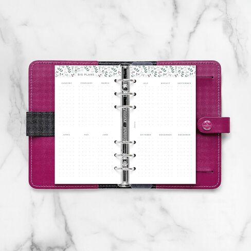 Filofax Calendar Diary Refill, Personal/Compact Size, Week-to-View, Garden Minimal Diary Pack, Multilingual: Five Languages, 2024 (C68492-24) in Saudi Arabia