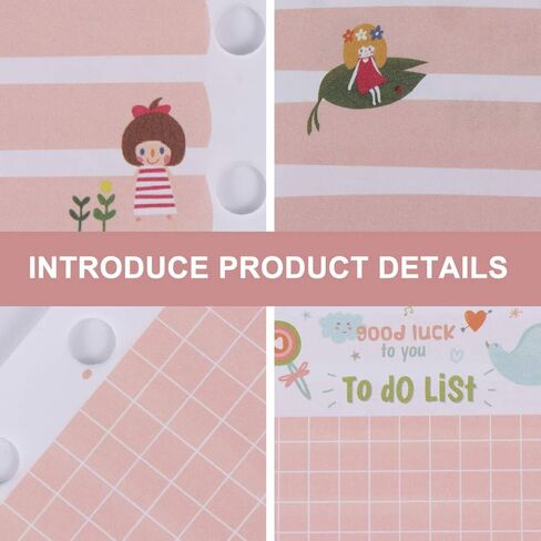 ورق إعادة تعبئة مخطط الموثق ذو 6 حلقات من NUOBESTY، حشوات ورقية فضفاضة قابلة لإعادة التعبئة لمجلة المسافر الخاصة بدفتر الملاحظات (A7/135 ورقة/270 صفحة) in Kuwait