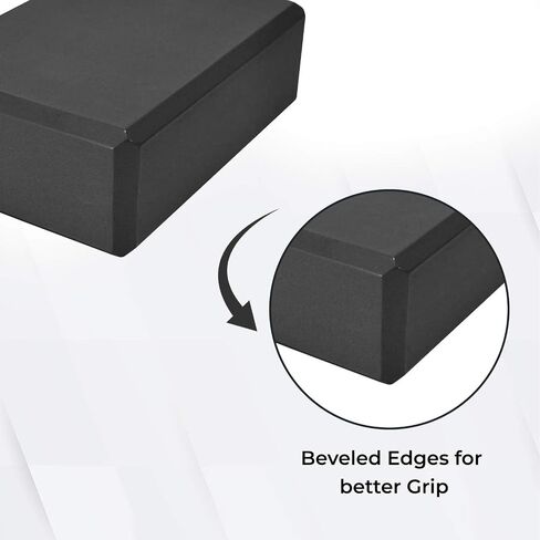 Essential Yoga Blocks, High Density EVA Foam Supportive, Soft Non-Slip Surface for Yoga, Pilates, Meditation, Block to Support and Improve Poses and Flexibility in Saudi Arabia